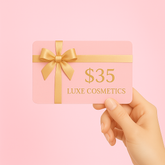 $35 Luxe Cosmetics Giftcard